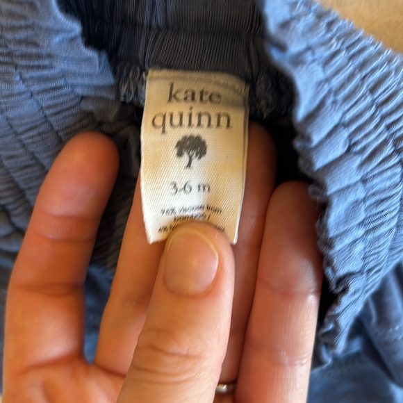 Kate Quinn: blue horizon bamboo smock tiered skirt size 3-6m - Picture 2 of 2